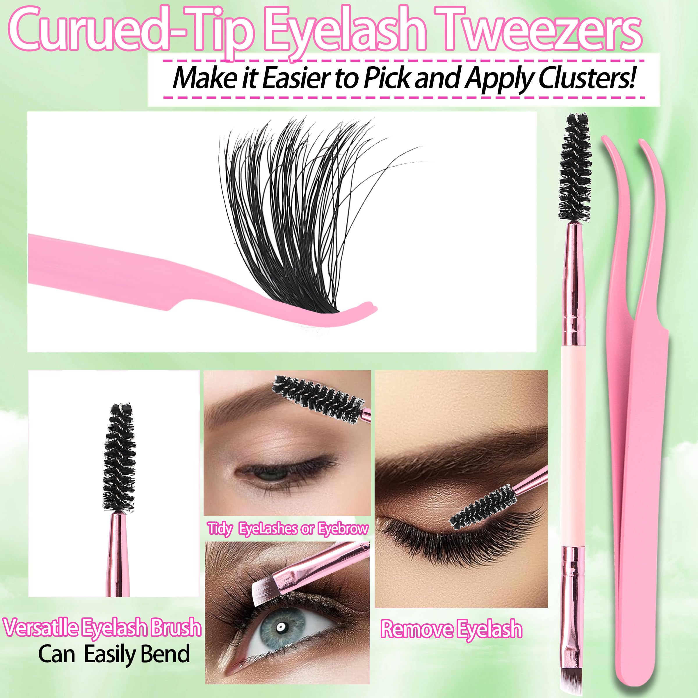 YIDUO D-Curl wispy natural lashes for seamless daily wear