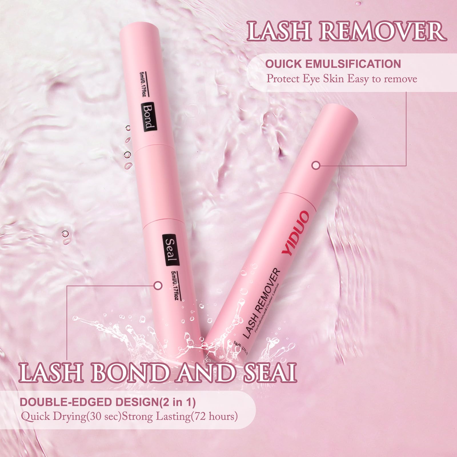 YIDUO Dual Head Brush for eyelash and eyebrow grooming