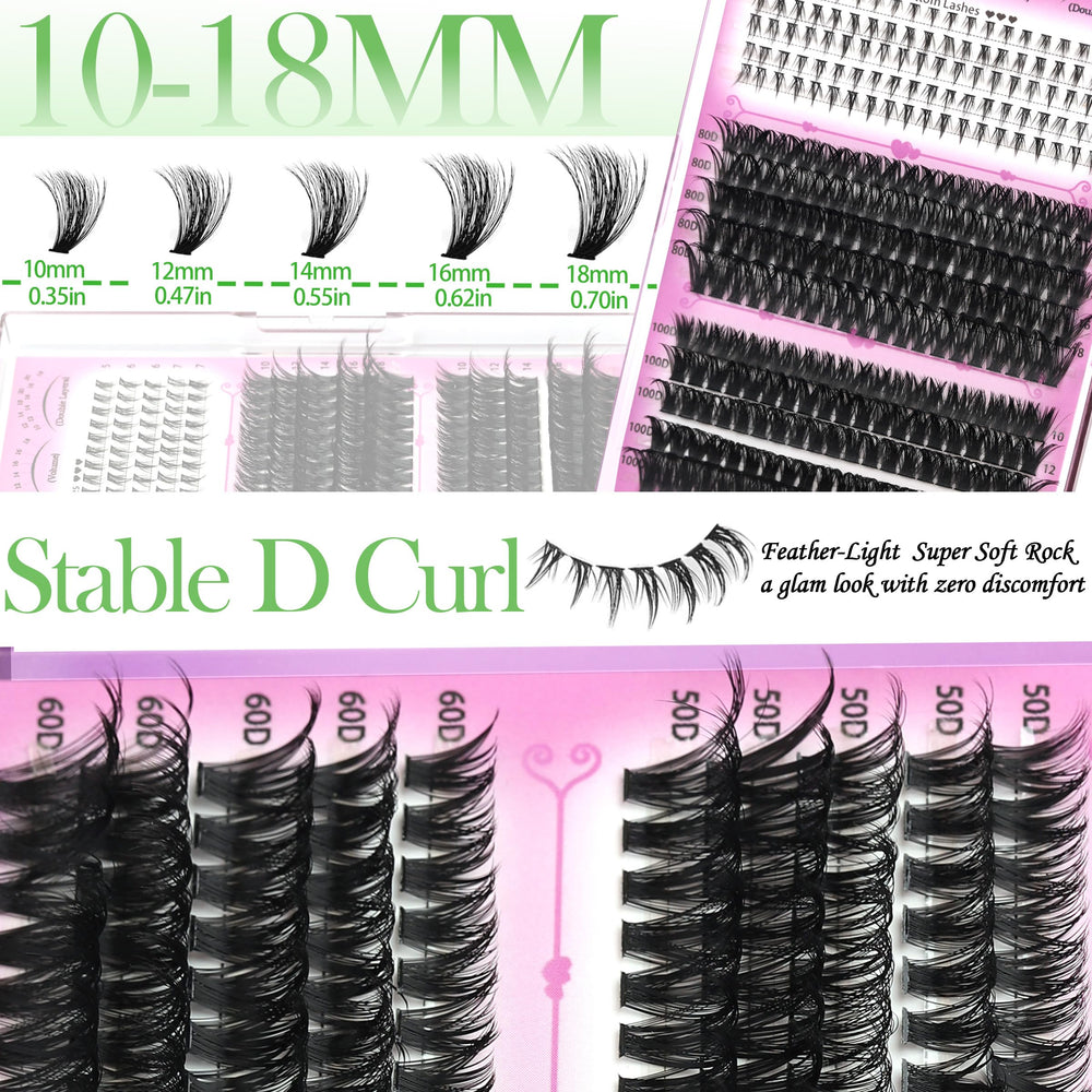 YIDUO lash tweezers double-ended for precise application