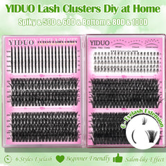 YIDUO lash tweezers double-ended for precise application