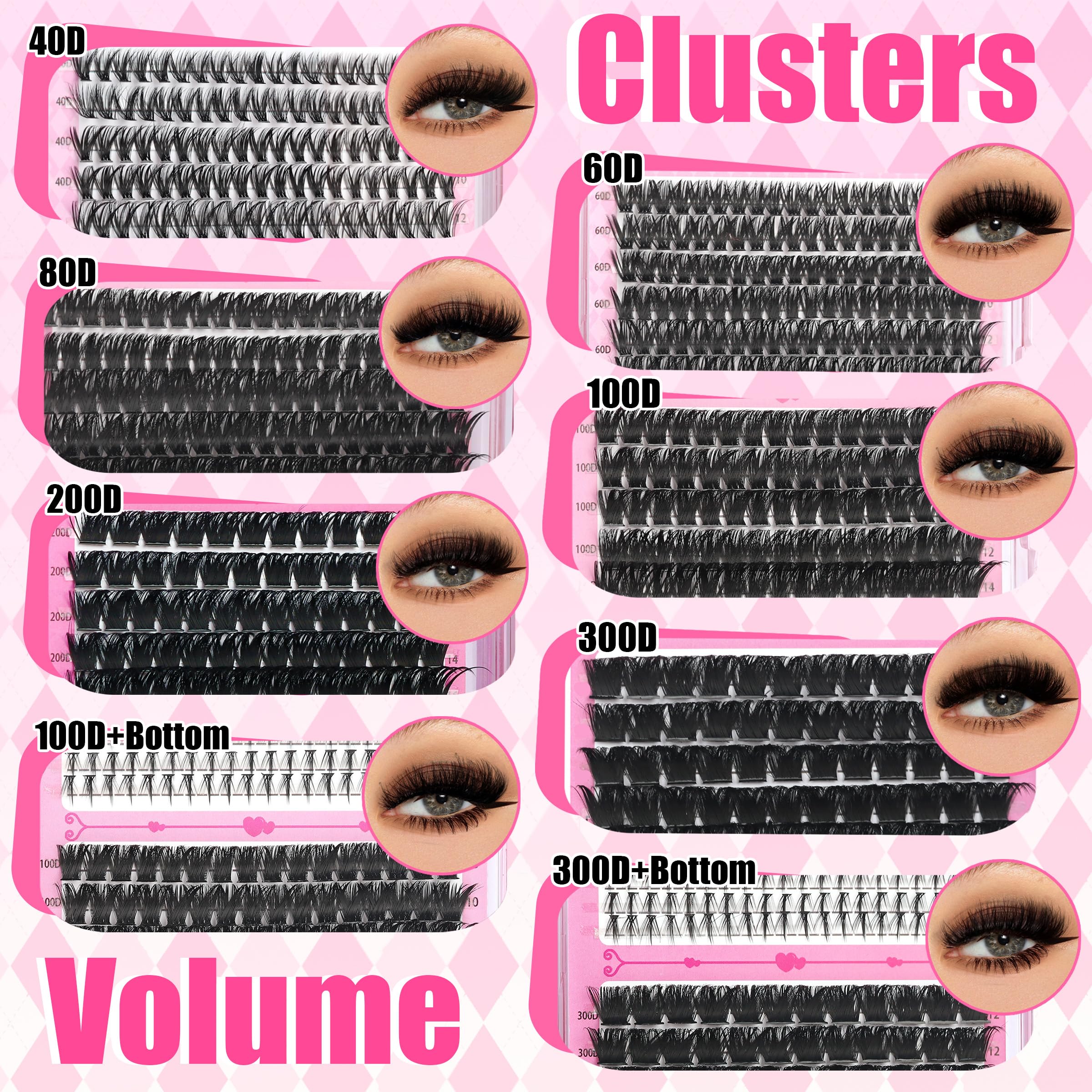 YIDUO Precision Eyelash Tweezers for accurate cluster placement.