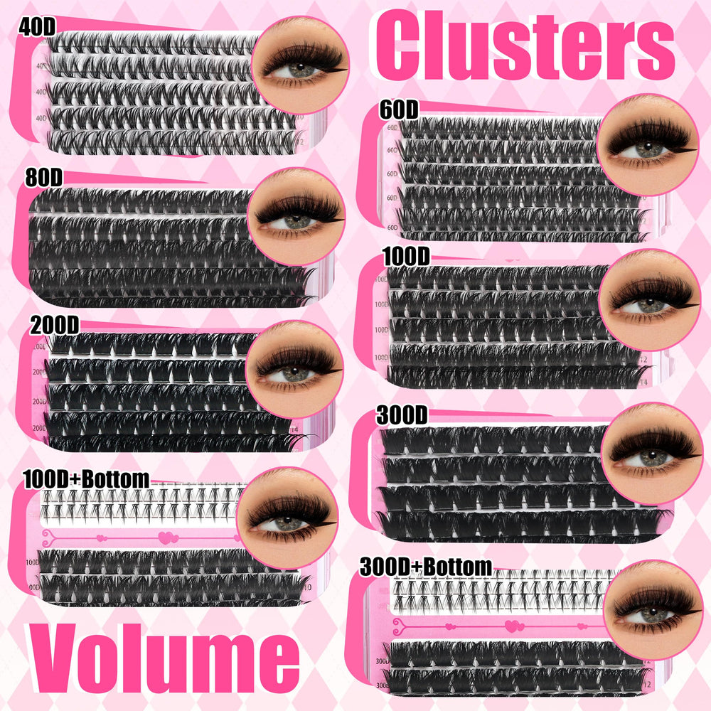 YIDUO Precision Eyelash Tweezers for accurate cluster placement.