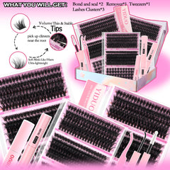 YIDUO kit contents with 2x Bond & Seal for secure, long-lasting wear