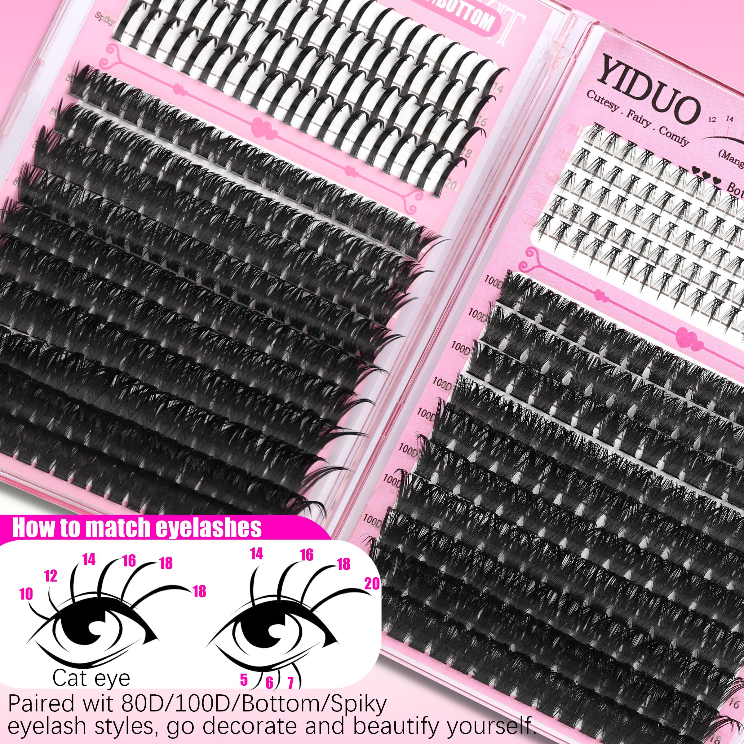 YIDUO Application guide supports easy at-home lash DIY.
