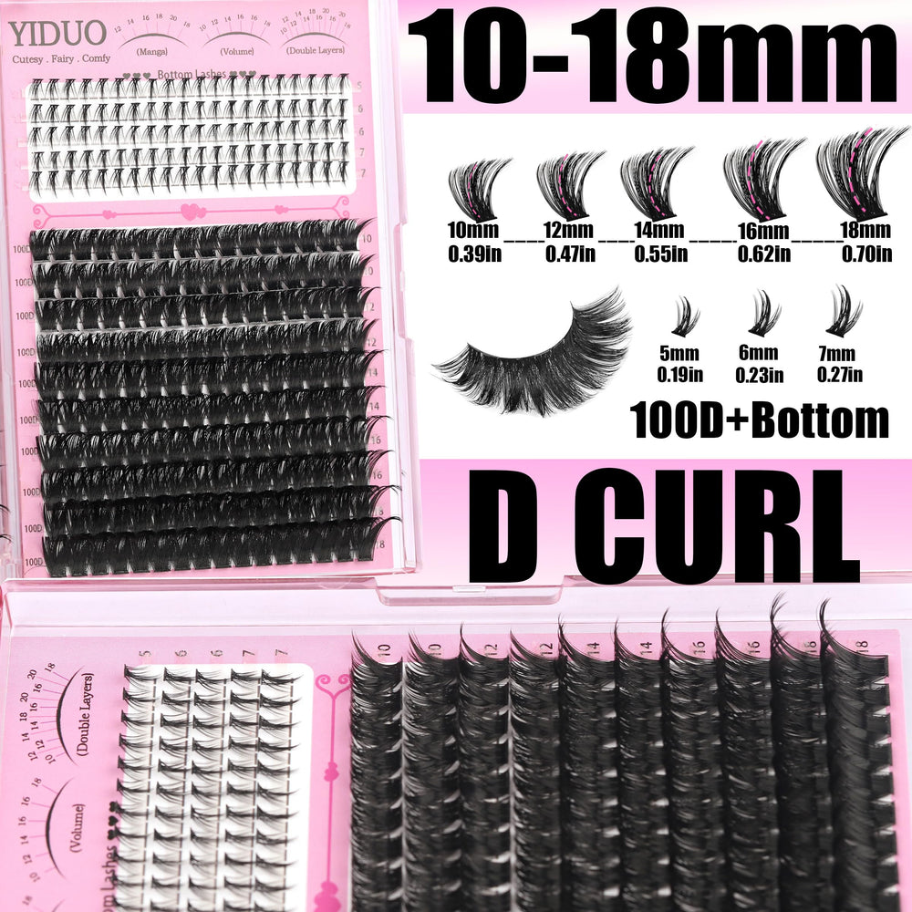 YIDUO Lightweight tweezers offer precise lash placement with comfort.
