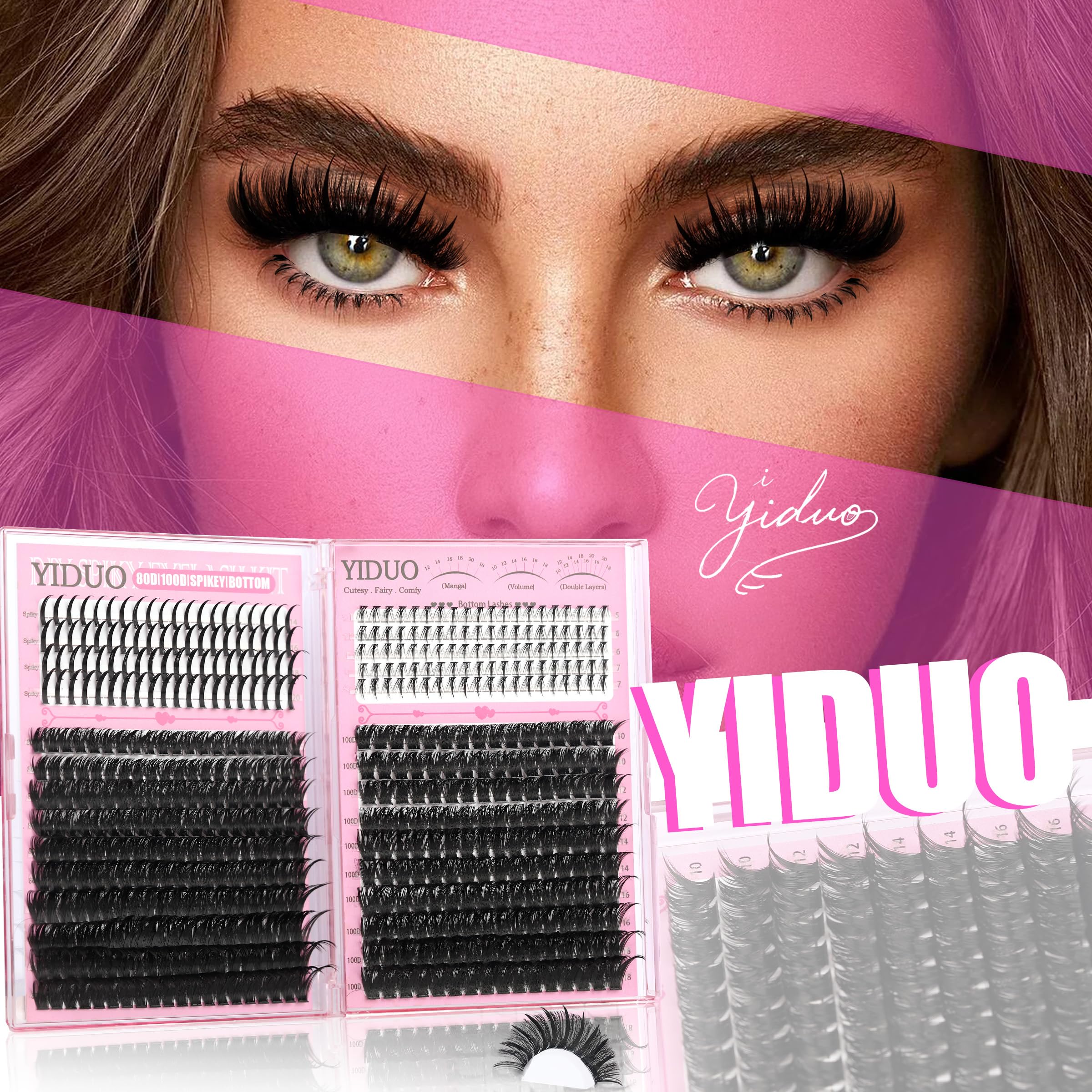 YIDUO Lash seal helps dust protection and comfortable wear.