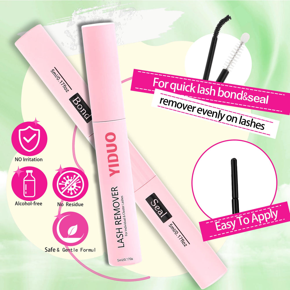 YIDUO bottom-style clusters highlight subtle textured lash effects.