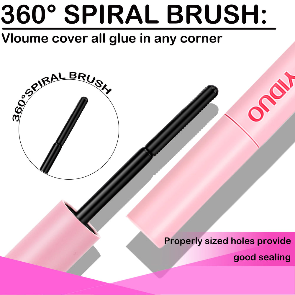YIDUO Small lash brushes included for grooming and dust-free wear.