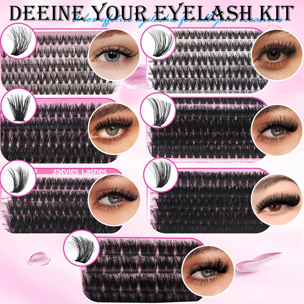 YIDUO Clusters Kit seven styles on display for versatile daily looks.