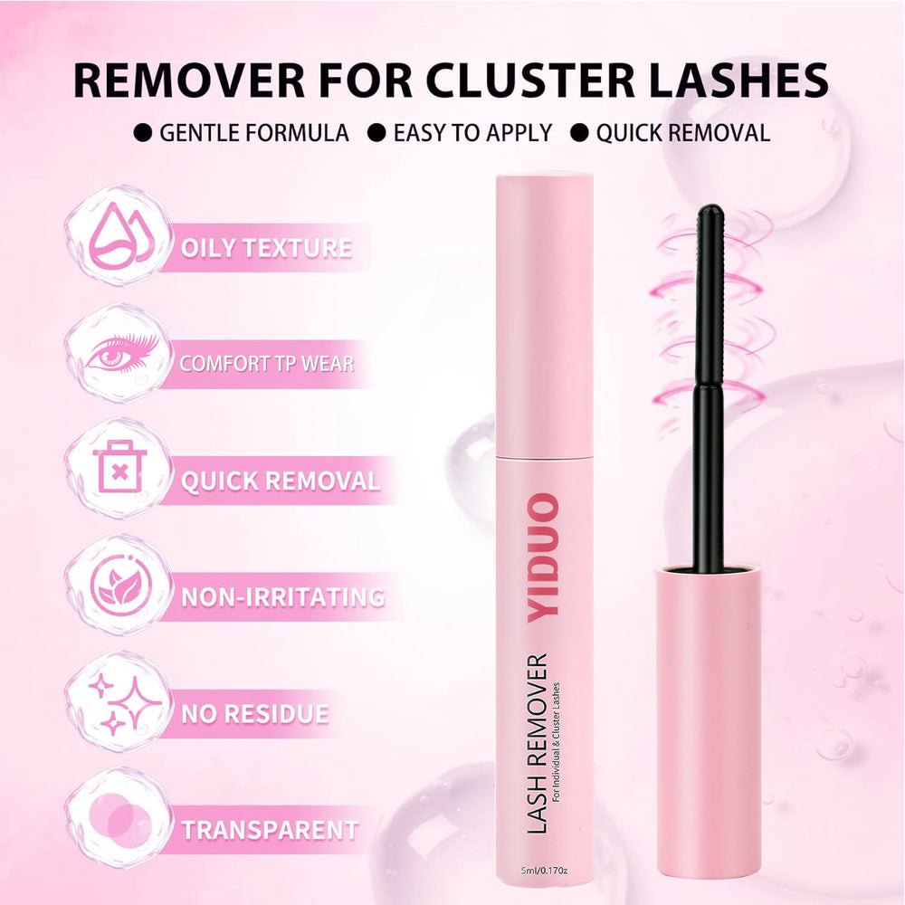 YIDUO Spiky style lashes provide bold texture for statement eyes.
