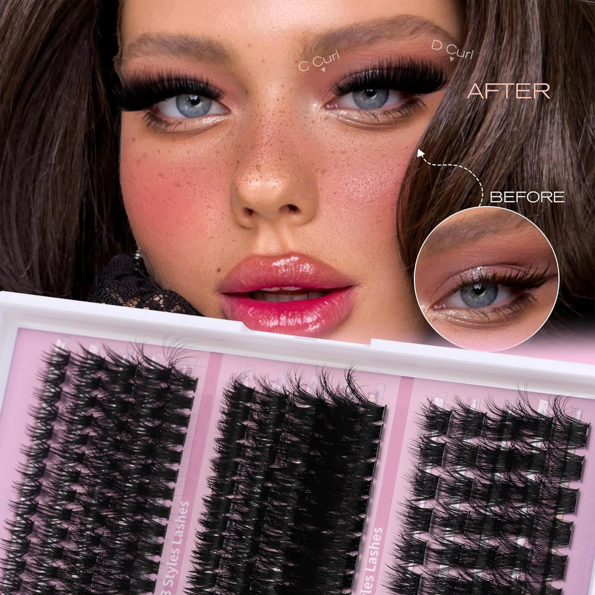 YIDUO makeup remover makes gentle cleanup after wearing clusters.