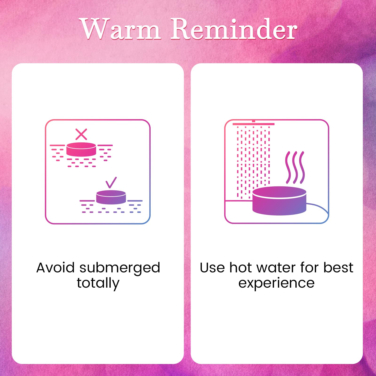 YiHaman grapefruit shower steamer for bright mood support