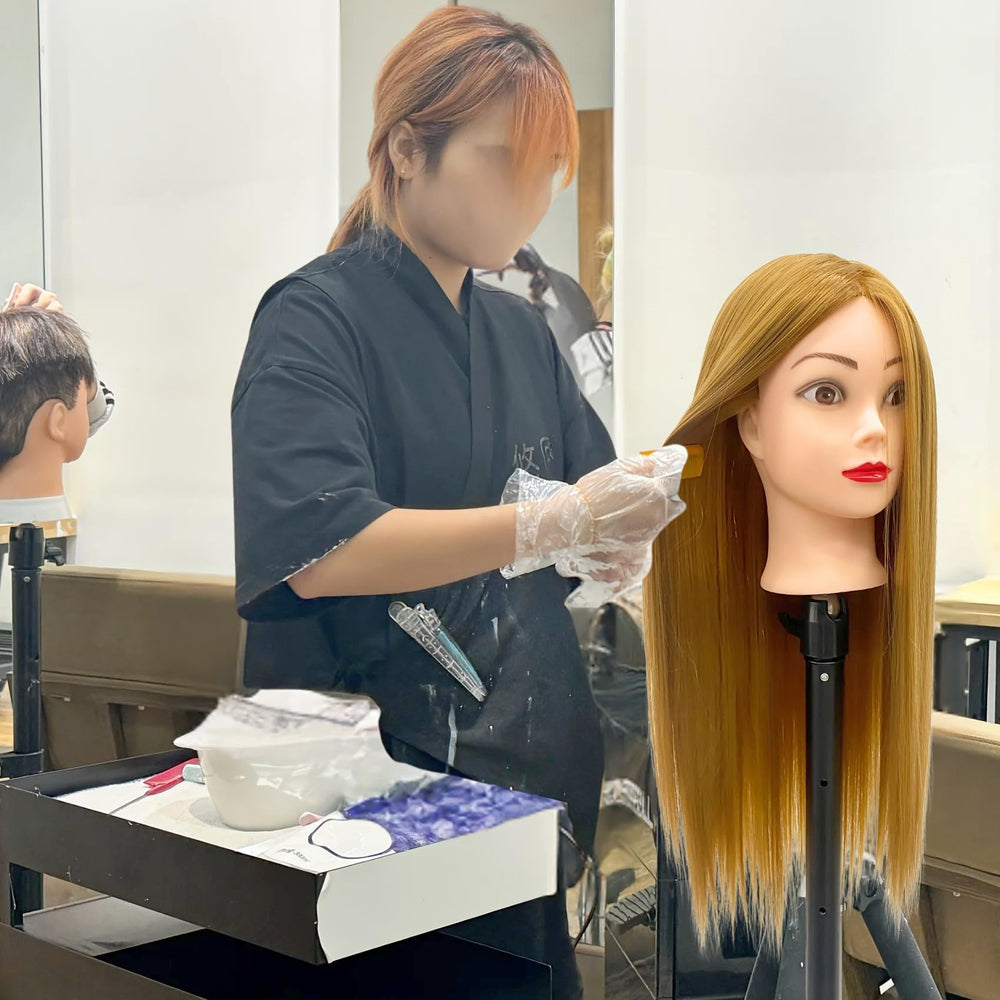 yiifiulyn lightweight mannequin head for beginners and group practice sessions