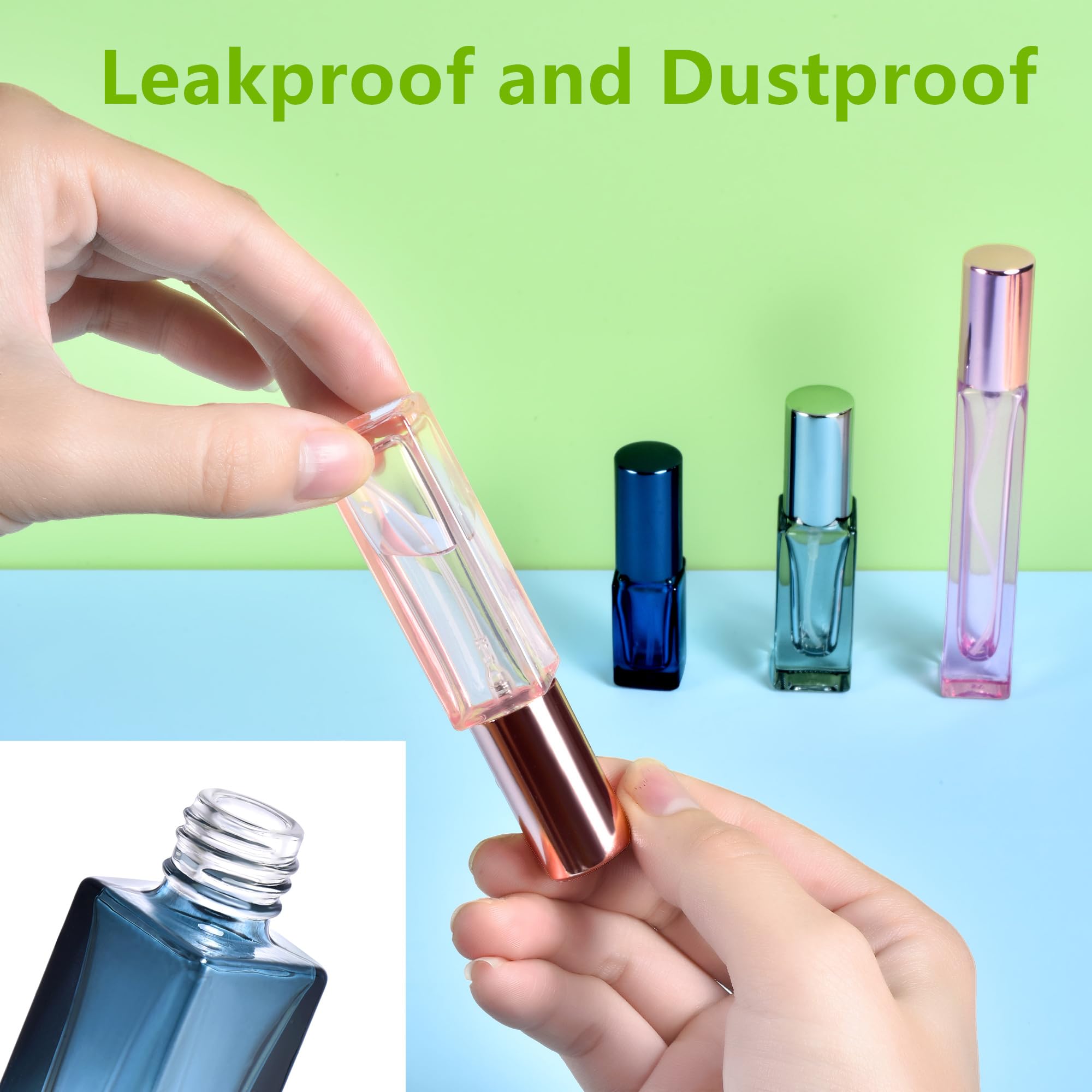 Caja de protección Yikimyfo para envíos seguros de frascos de perfume.
