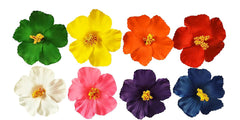 YILANPIN Hawaiian flower hair clips collection in bright colors for summer looks