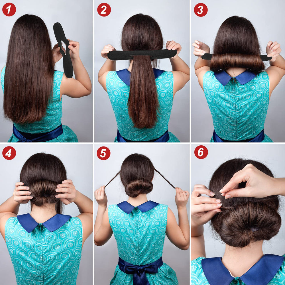 Yinder DIY hairstyle collection shows versatile bun looks for day-to-evening wear.