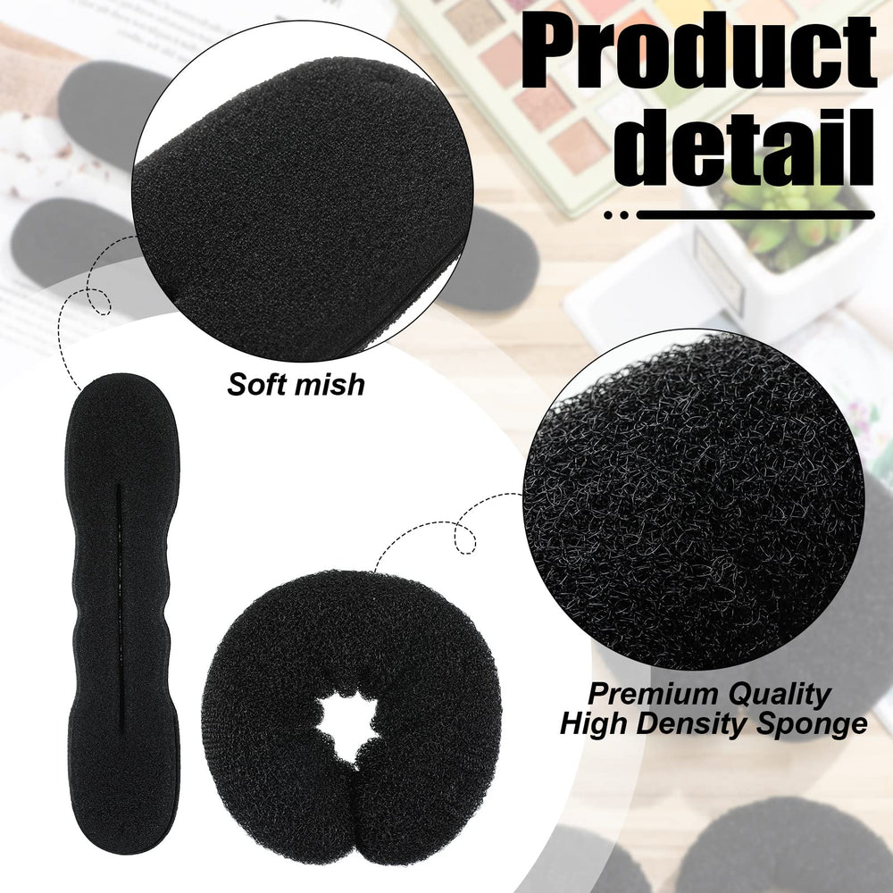 Yinder donut bun maker 10cm versatile for balanced buns and half-ups.
