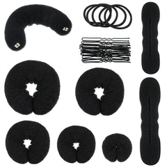 Yinder donut bun maker 14cm creates polished buns for everyday styling.