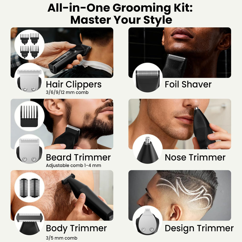 Yineel HC600 ceramic blades close-up for gentle, snag-free trimming