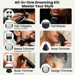 Yineel HC600 ceramic blades close-up for gentle, snag-free trimming