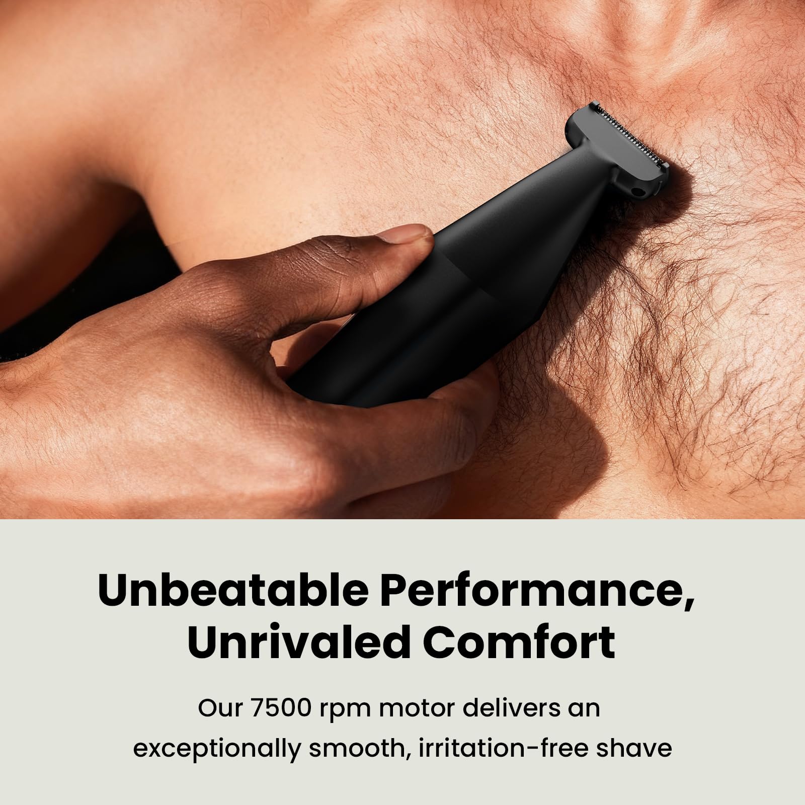 Yineel HC600 LED display shows battery level for planning grooming