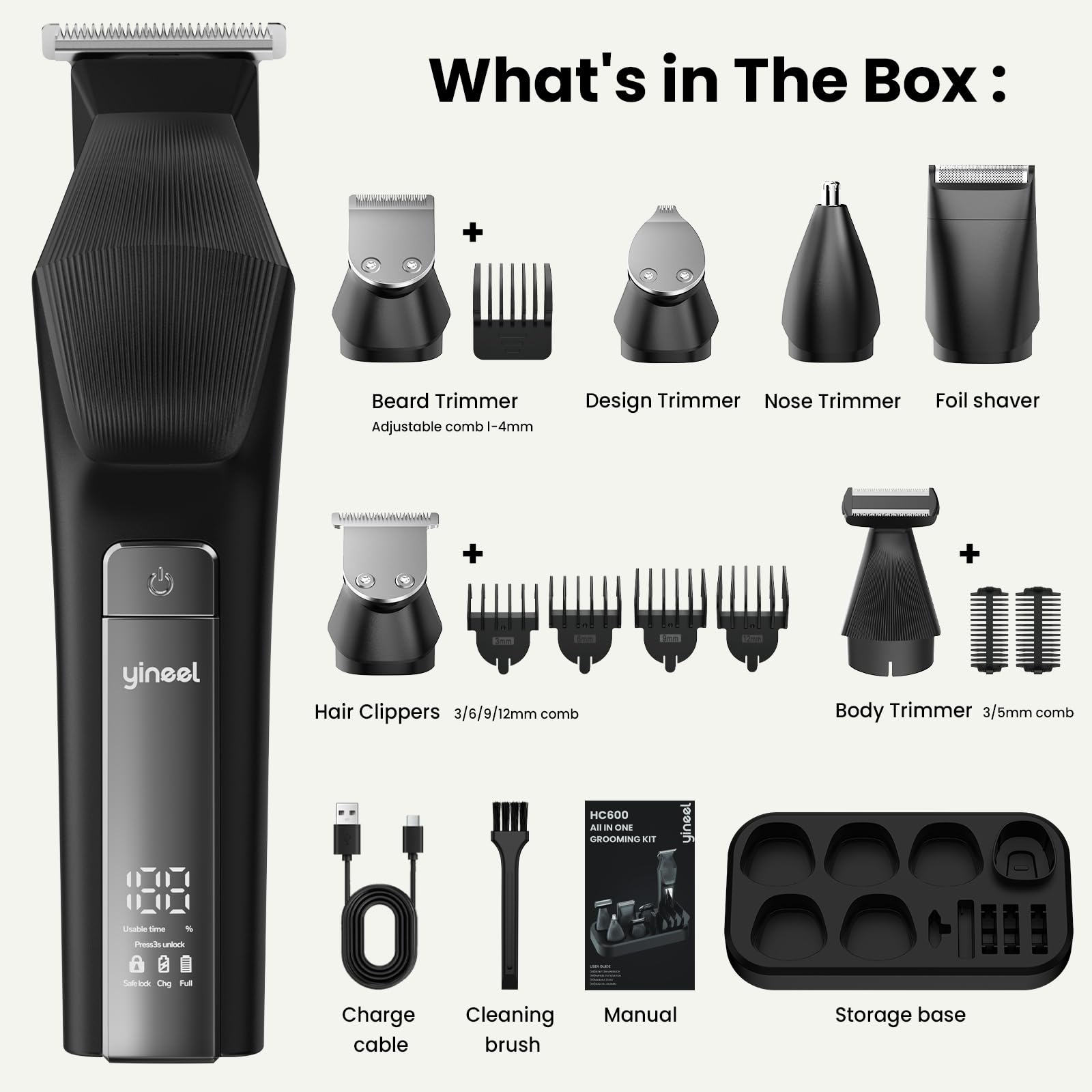 Yineel HC600 travel-case keeps your grooming kit organized for trips