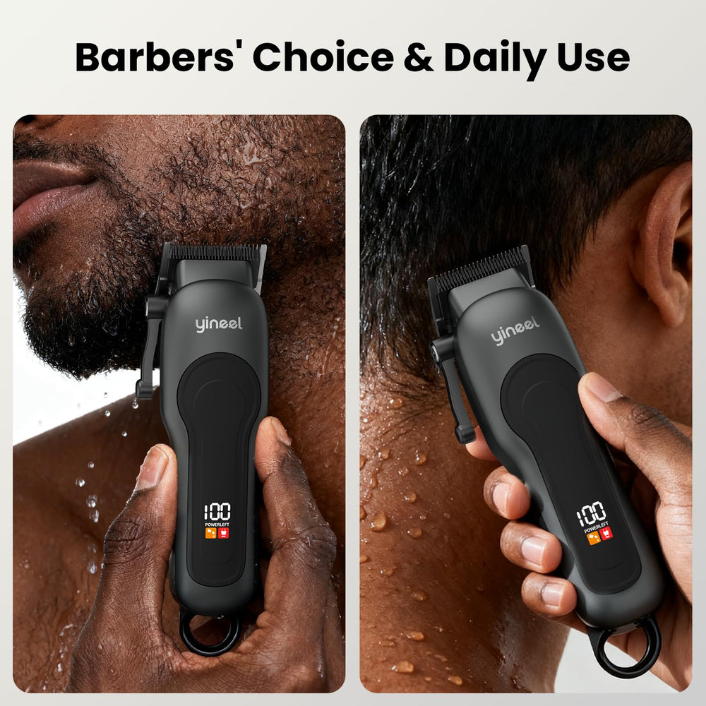 Yineel unibody durability test proves drop-resistant build for busy barbers
