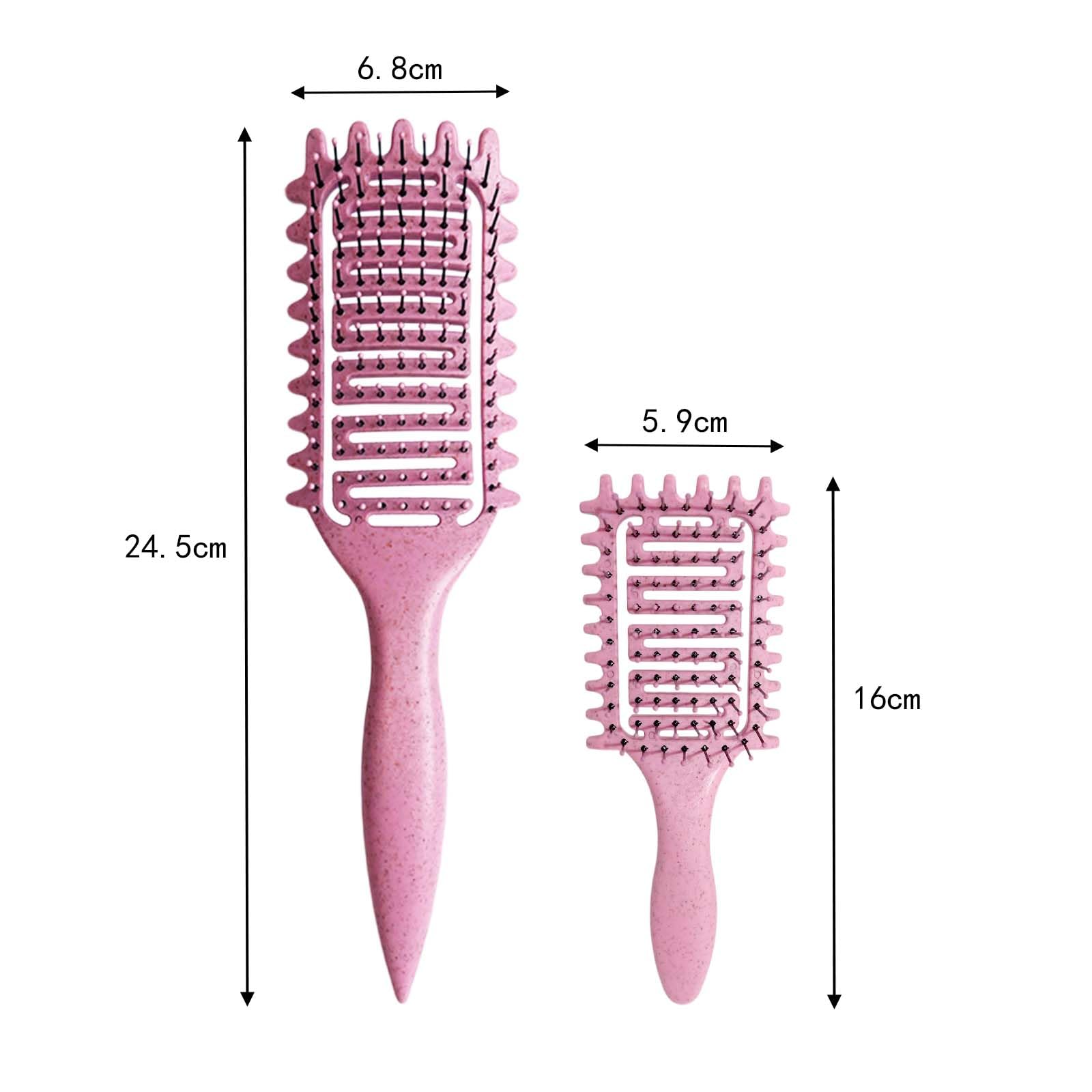 Yingbtr curl brush designed for all hair types with gentle smoothing.