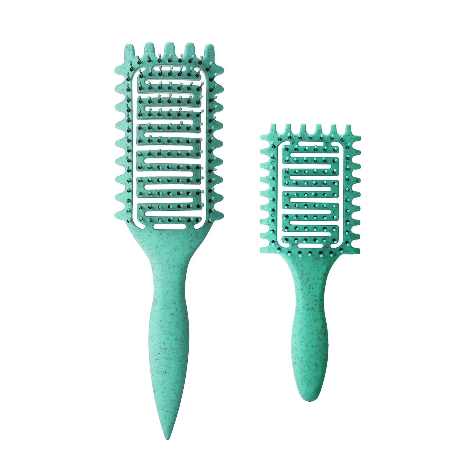 Yingbtr curl brush with ergonomic-handle for easy shaping and defining curls.