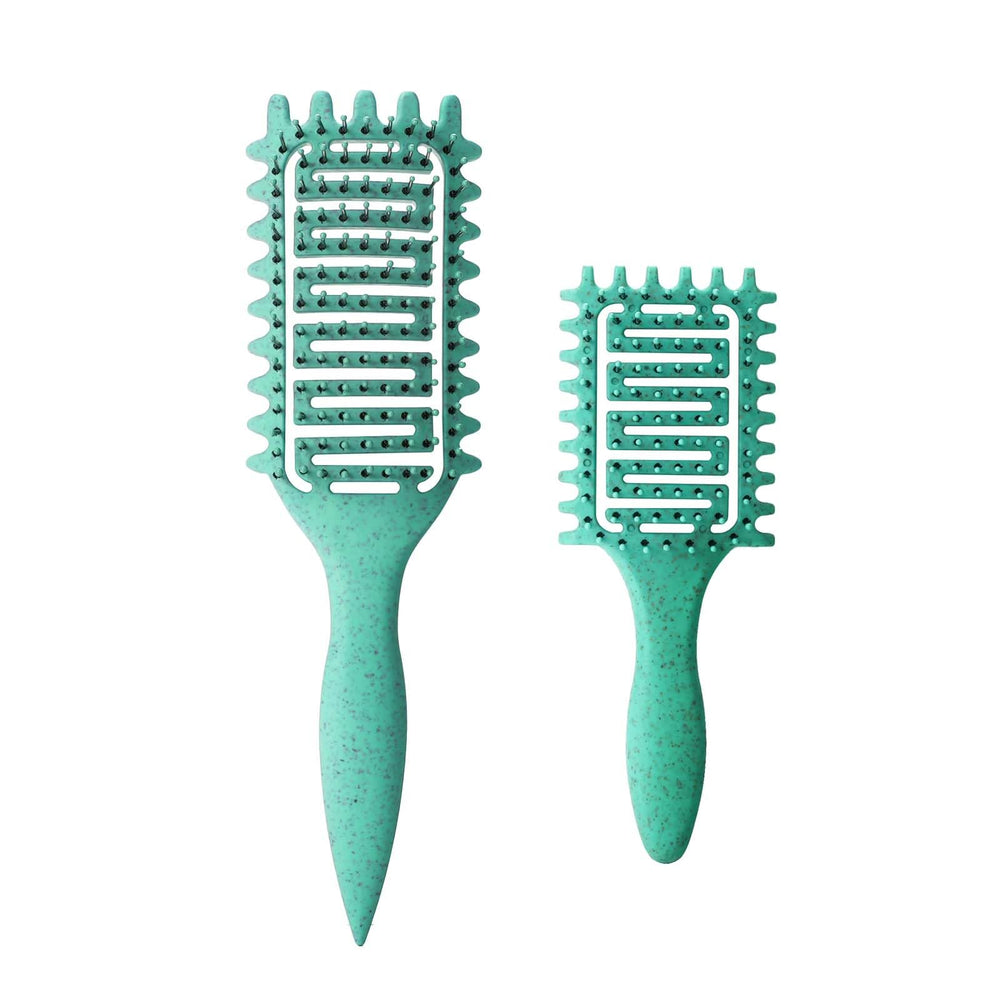 Yingbtr curl brush with ergonomic-handle for easy shaping and defining curls.