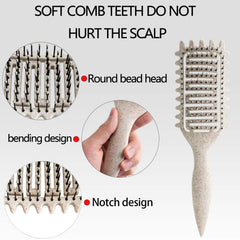 Yingbtr Curl Defining Brush vented ABS design speeds drying and reduces tugging.