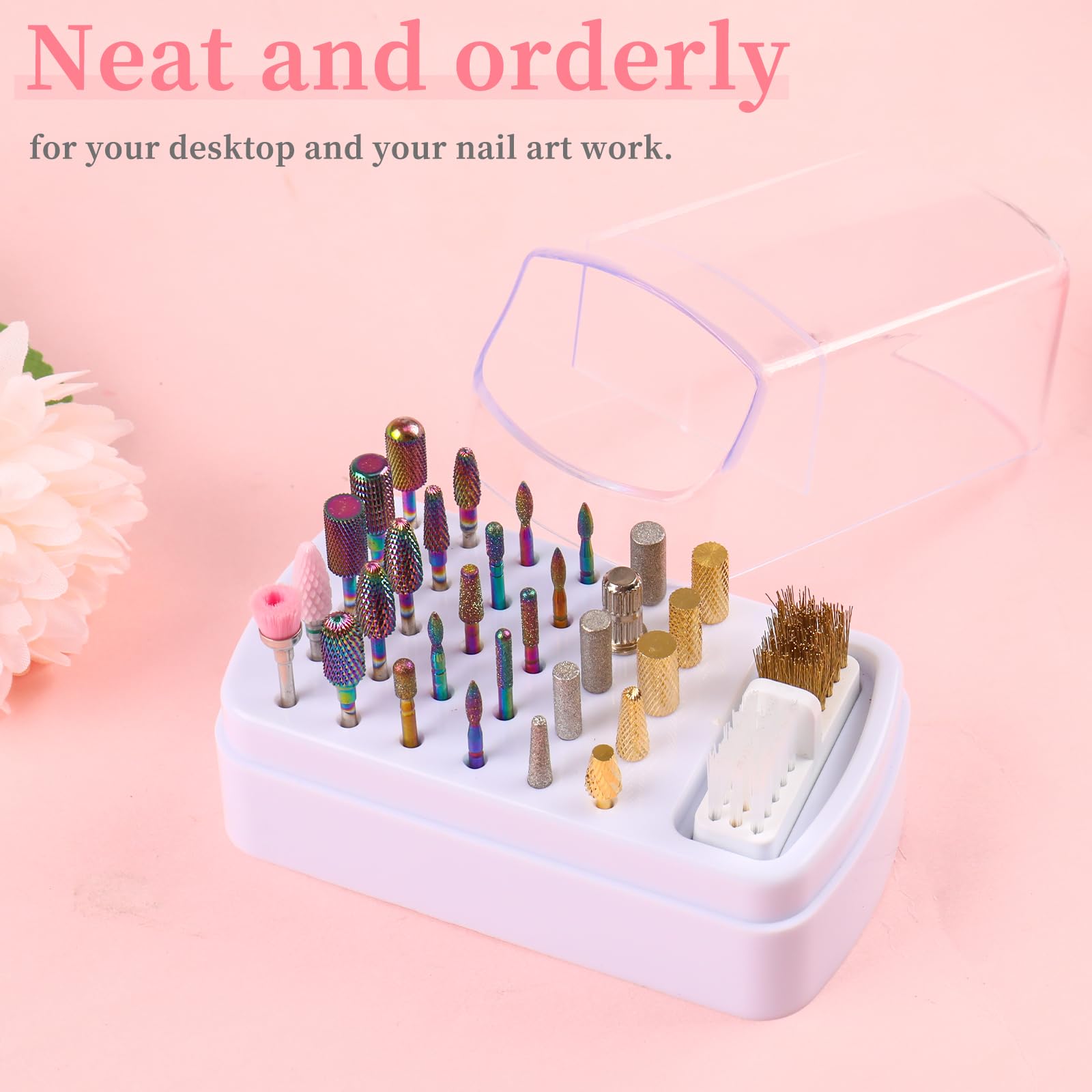 YINGJEE cleaning brushes collection included for routine nail tool maintenance.