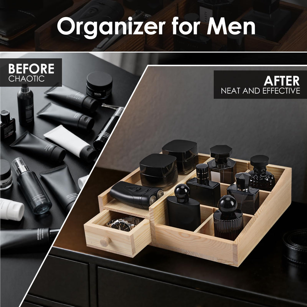 YIOJOYD durable counter storage for vanity and everyday use