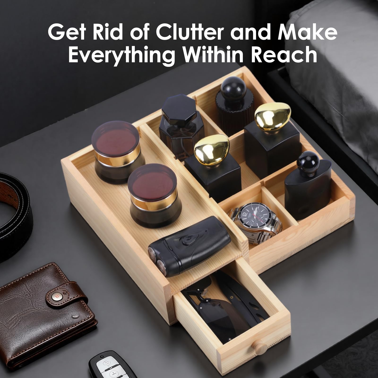 YIOJOYD grooming accessories organizer simplifies bathroom prep