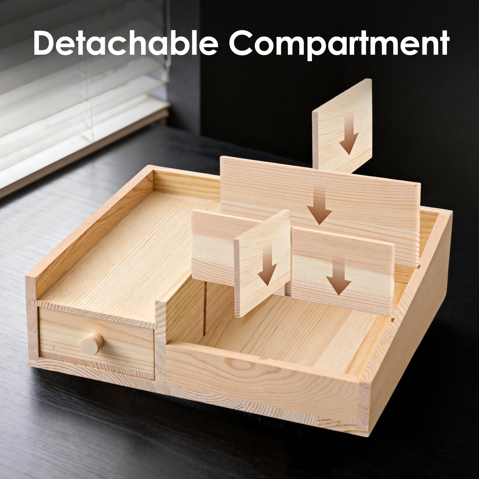 YIOJOYD perfume stand wood elegantly displays bottles at a glance