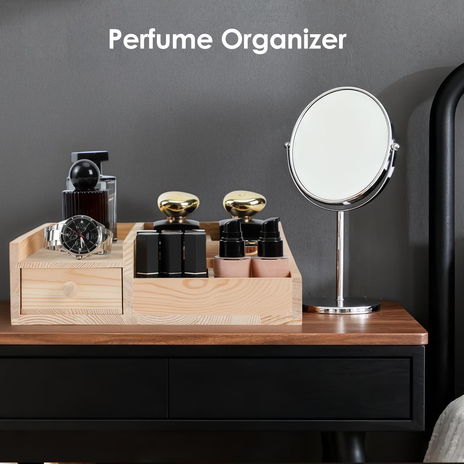 YIOJOYD skincare and cosmetics storage drawer keeps essentials organized