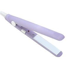 YIPINER mini hair straightener floating-plate design closeup shows even heat distribution