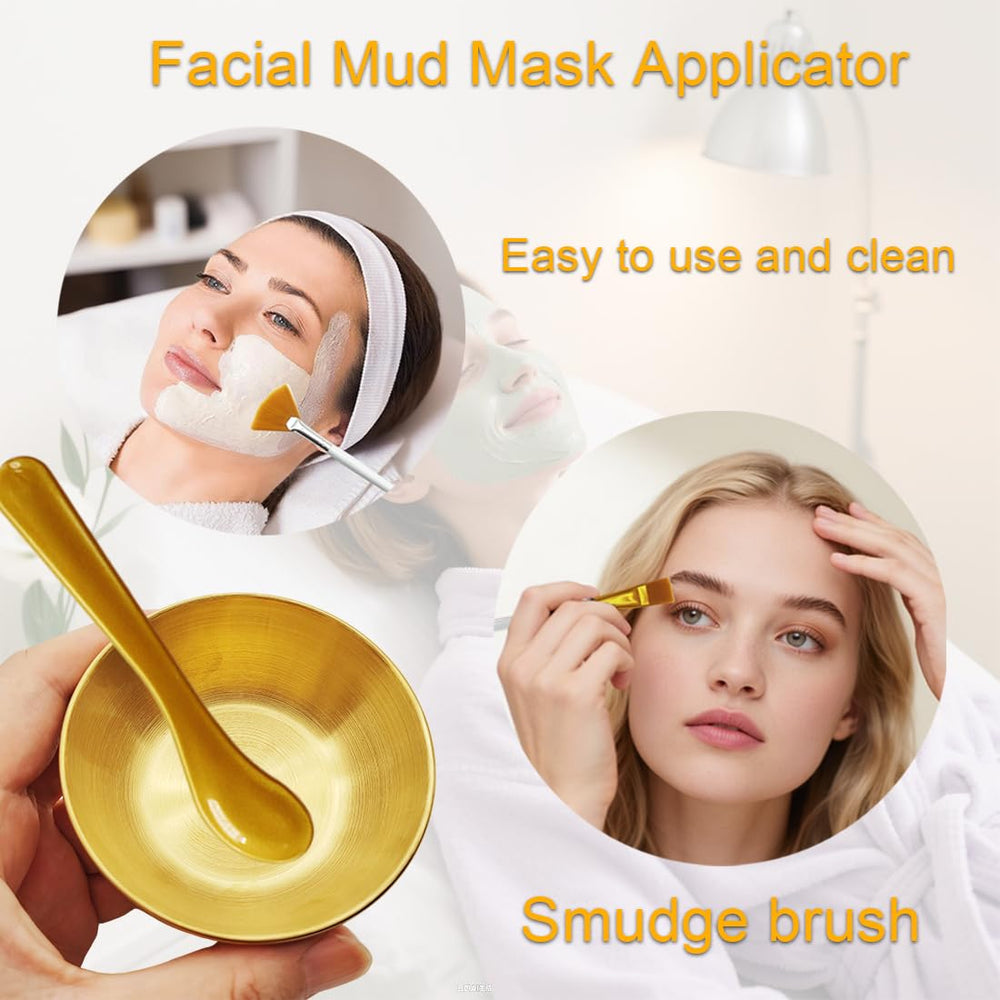 Yiqianhome flat brushes ideal for quick, broad mask application.