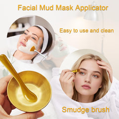 Yiqianhome flat brushes ideal for quick, broad mask application.