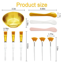 Yiqianhome mud mask applicators with bowls for even coverage during spa routines.