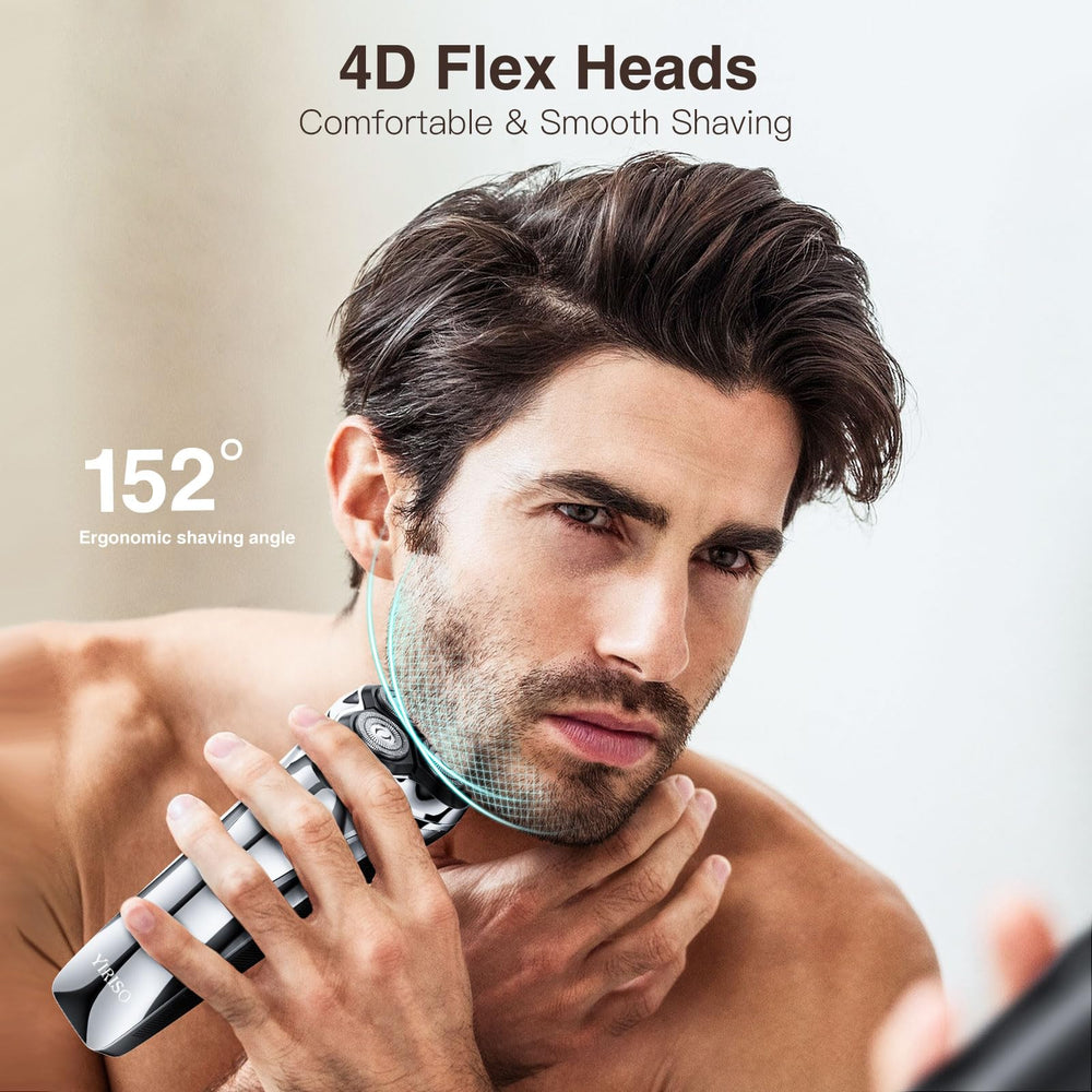 YIRISO pop-up trimmer for precise sideburns and detailing.