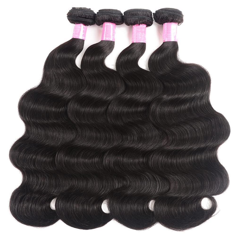 YISEA Brazilian body-wave 28-inch bundle with smooth texture and full density.