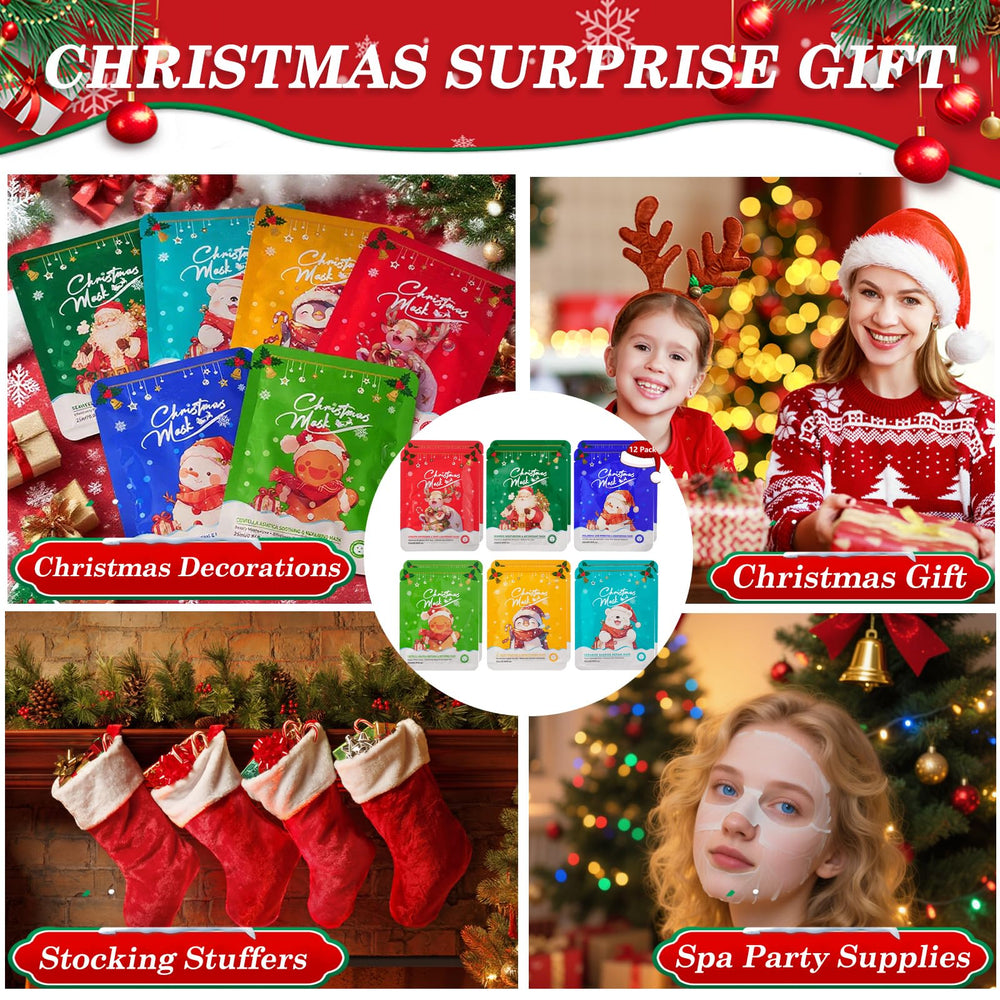 Display of Yishifa Christmas skin care set perfect for holiday gifting.