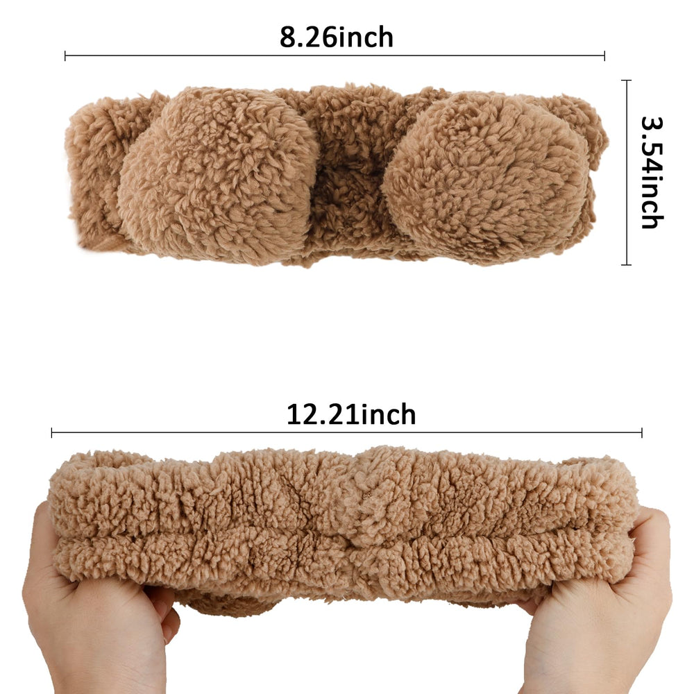 YISSION breathable fleece headband reduces slipping and tugging during beauty rituals