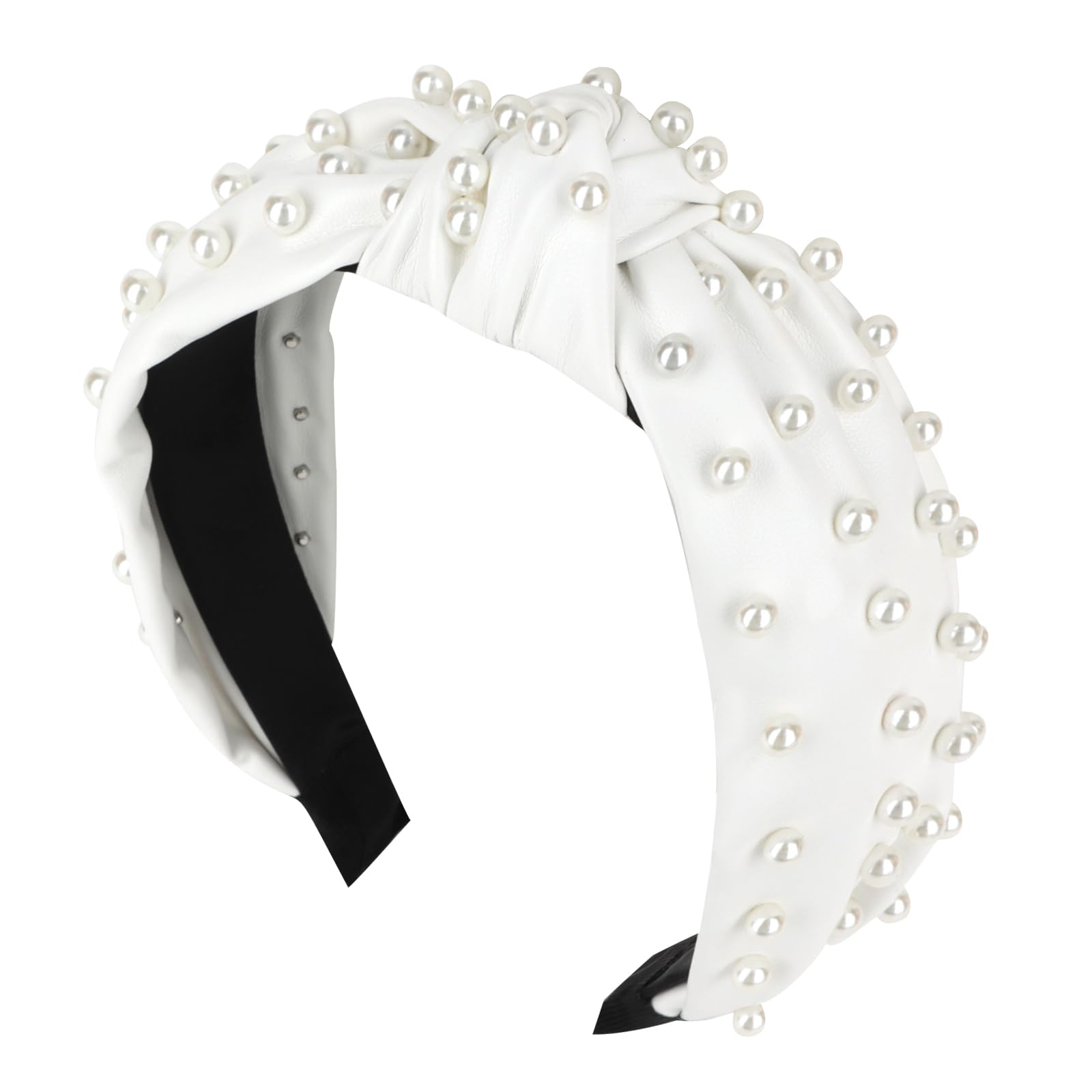 YISSION pearl-knotted headband dyeing process ensures color fast lasting shine