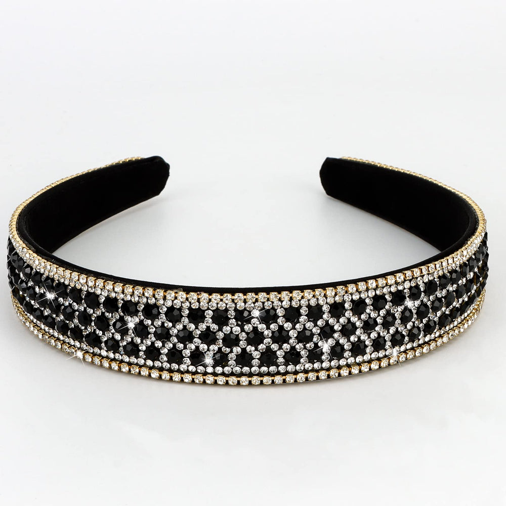 YISSION headband worn with jewelry complements wedding or party outfits