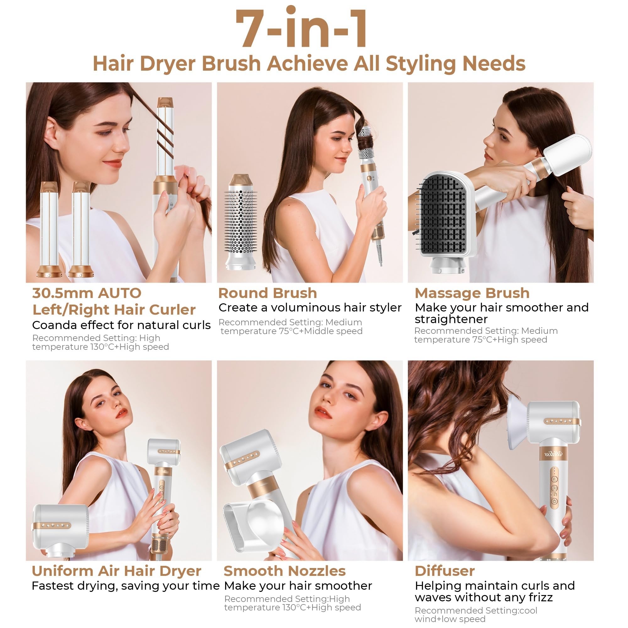 Yitrust autowrap curling wand delivering effortless curls with automatic wrap technology