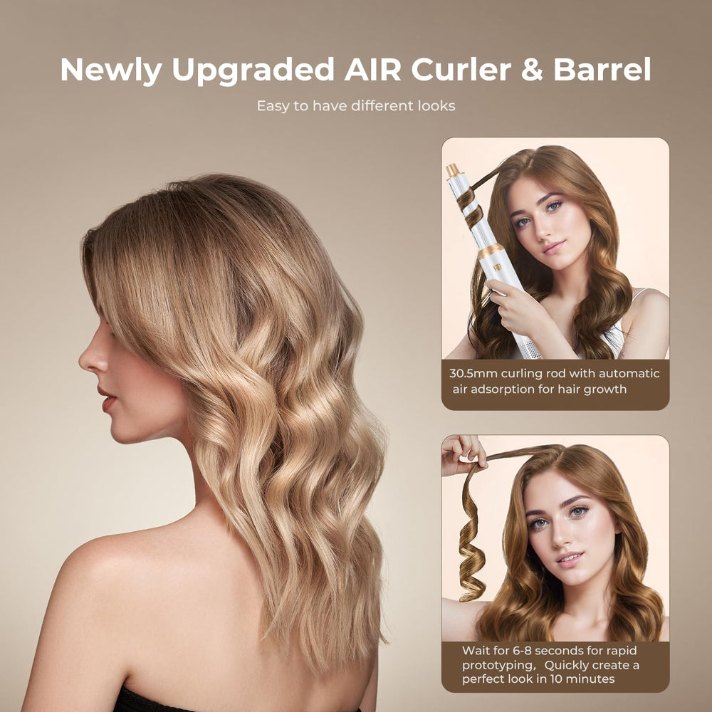 Yitrust detachable hot air curler attachments ready for versatile styling