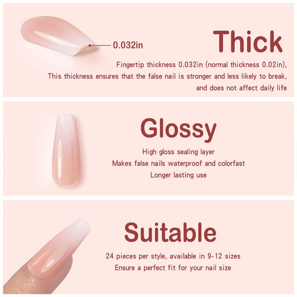 Yivaiks nude base finish close-up for natural-looking nails.