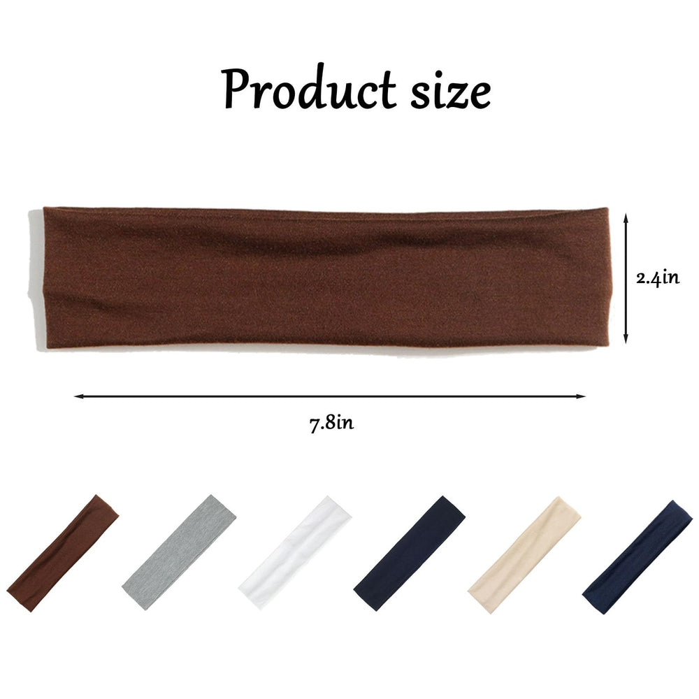 Yiwafu comfortable stretch headbands suitable for all head sizes